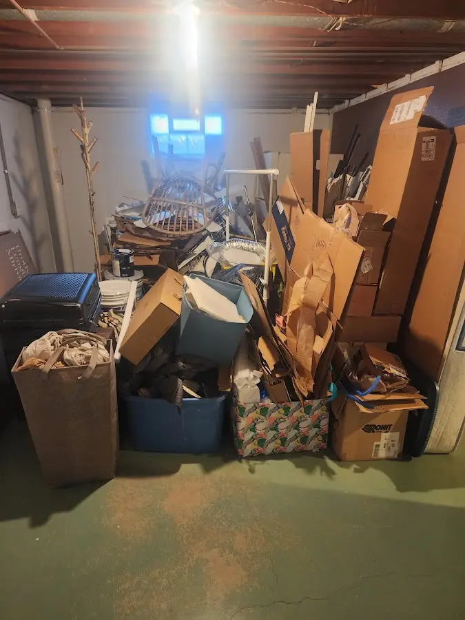 Roll-off dumpster container at job site for Construction Dumpster Rental in Fountainebleau